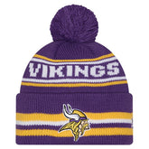 Minnesota Vikings Youth Classic Cuffed Knit Hat with Pom | NFL Sale