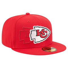 Kansas City Chiefs Tri-Hit 59FIFTY Fitted Hat | NFL On sale