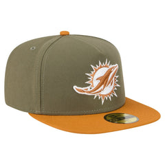 Miami Dolphins Color Pack A-Frame 59FIFTY Fitted Hat | NFL Online