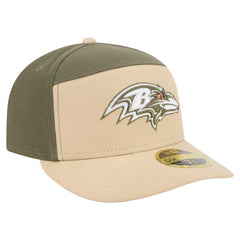 Baltimore Ravens Color Pack Split Panel 59FIFTY Fitted Hat | NFL Sale