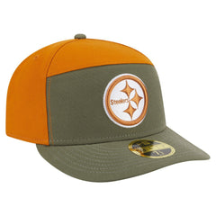 Pittsburgh Steelers Two-Tone Color Pack Split Panel 59FIFTY Fitted Hat | NFL Hot