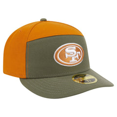 San Francisco 49ers Two-Tone Color Pack Split Panel 59FIFTY Fitted Hat | NFL Hot