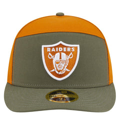Las Vegas Raiders Two-Tone Color Pack Split Panel 59FIFTY Fitted Hat | NFL New