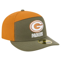 Green Bay Packers Two-Tone Color Pack Split Panel 59FIFTY Fitted Hat | NFL On sale