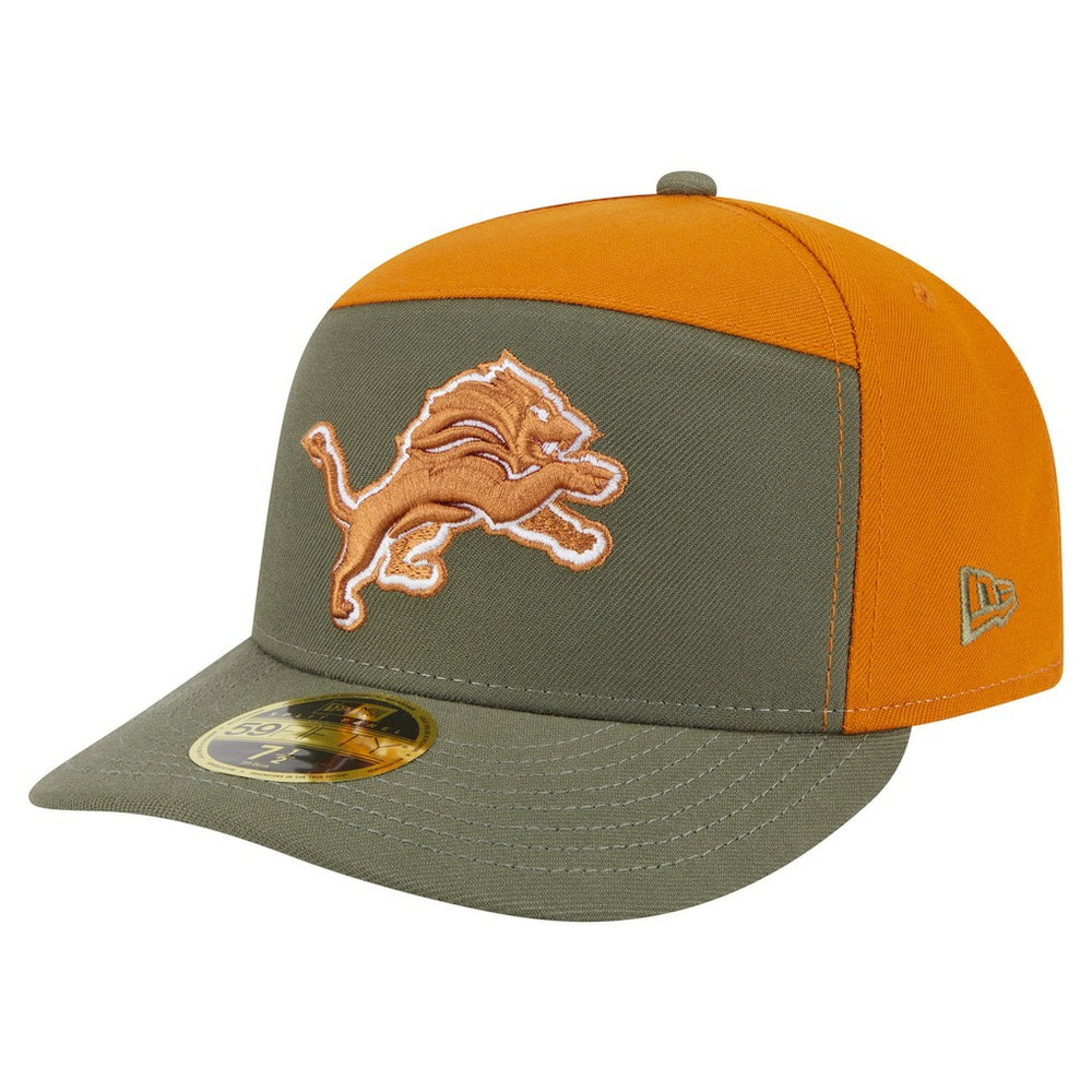Detroit Lions Two-Tone Color Pack Split Panel 59FIFTY Fitted Hat | NFL Sale