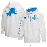 Detroit Lions Vintage Logo Coaches Full-Snap Hoodie Jacket | NFL US