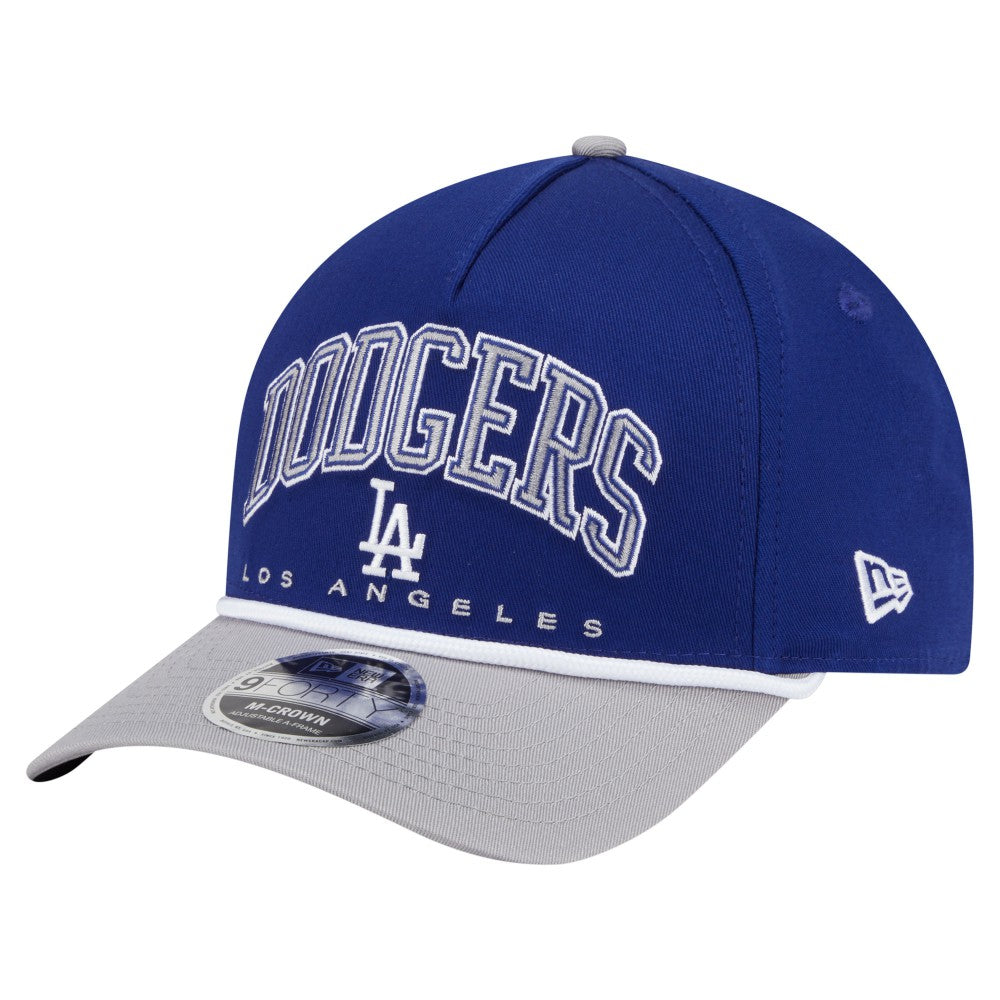 Los Angeles Dodgers New Era Arch 9FORTY A-Frame M-Crown Adjustable Hat - MLB Hats