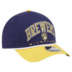 Milwaukee Brewers New Era Arch 9FORTY A-Frame M-Crown Adjustable Hat - MLB Hats