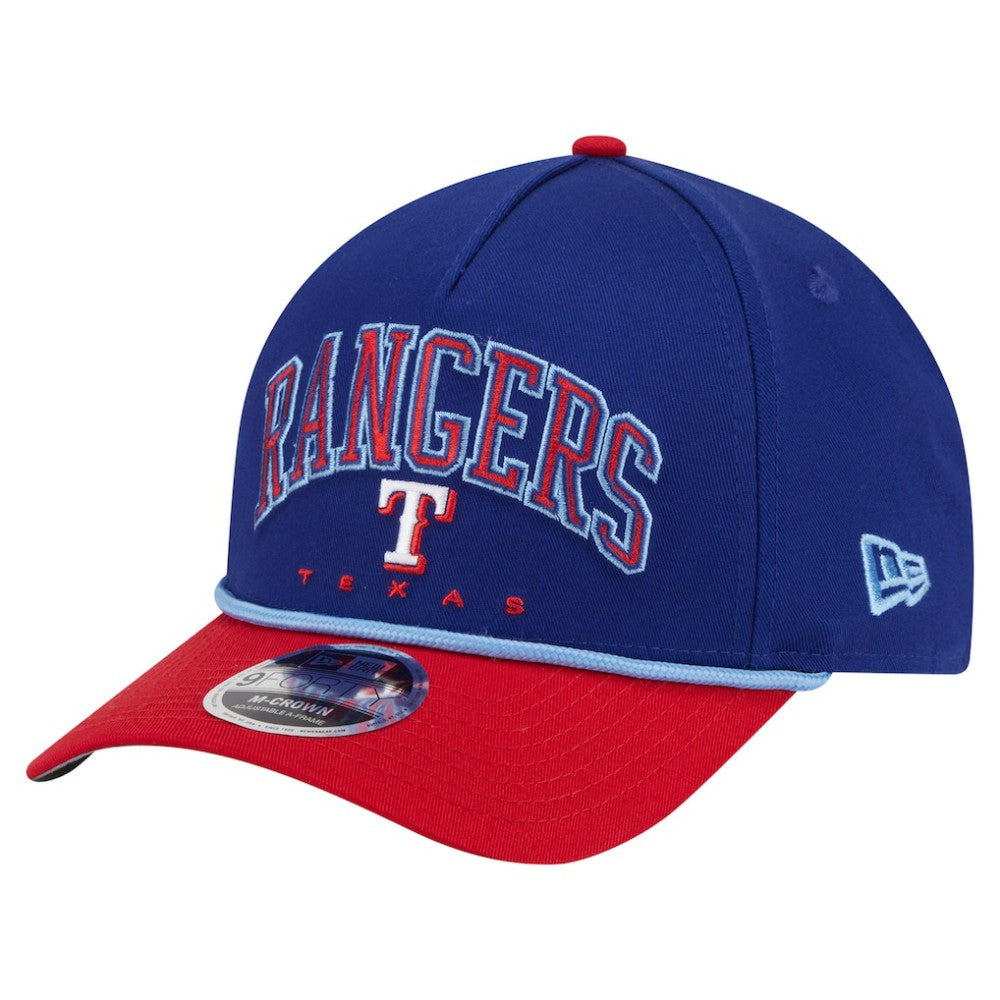 Texas Rangers New Era Arch 9FORTY A-Frame M-Crown Adjustable Hat - MLB Hats