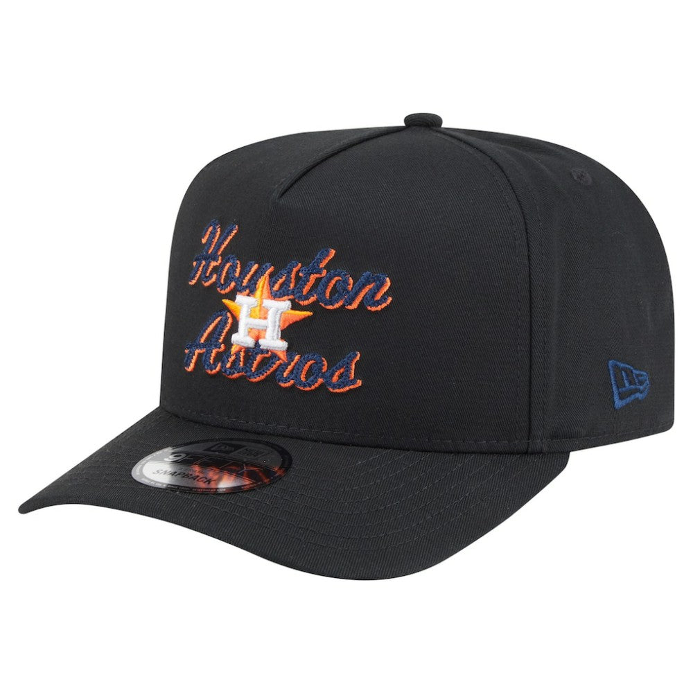 Houston Astros New Era Chainstitch 9FIFTY A-Frame Snapback Hat - MLB Hats