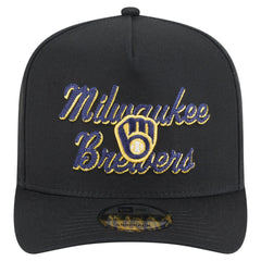 Milwaukee Brewers New Era Chainstitch 9FIFTY A-Frame Snapback Hat - MLB Hats