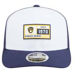 Milwaukee Brewers New Era Established Patch 9SEVENTY Adjustable Hat - MLB Hats