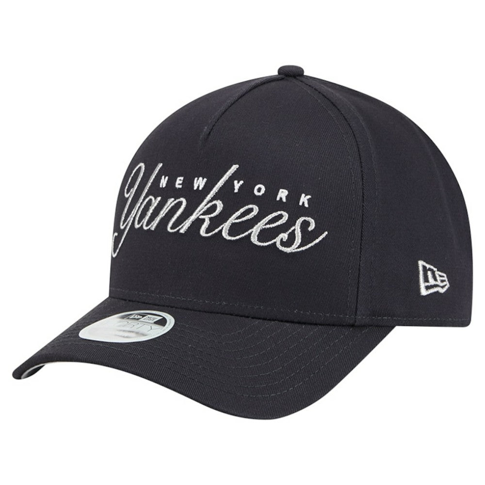New York Yankees New Era Women's Metallic A-Frame 9FORTY Adjustable Hat - MLB Hats