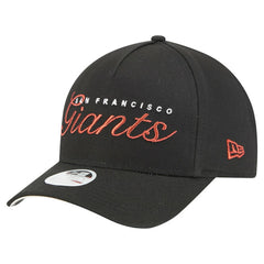 San Francisco Giants New Era Women's Metallic A-Frame 9FORTY Adjustable Hat - MLB Hats