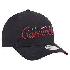 St. Louis Cardinals New Era Women's Metallic A-Frame 9FORTY Adjustable Hat - MLB Hats