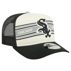 Chicago White Sox New Era Banner A-Frame 9FIFTY Trucker Snapback Hat - MLB Hats