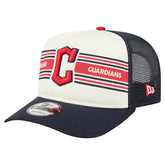 Cleveland Guardians New Era Banner A-Frame 9FIFTY Trucker Snapback Hat - MLB Hats