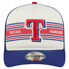 Texas Rangers New Era Banner A-Frame 9FIFTY Trucker Snapback Hat - MLB Hats