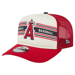 Los Angeles Angels New Era Banner A-Frame 9FIFTY Trucker Snapback Hat - MLB Hats