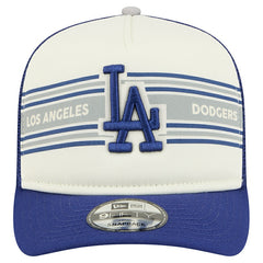 Los Angeles Dodgers New Era Banner A-Frame 9FIFTY Trucker Snapback Hat - MLB Hats