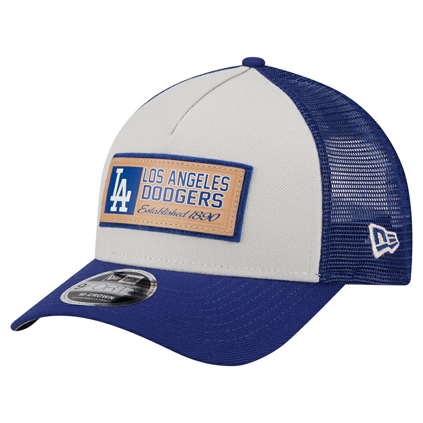 Los Angeles Dodgers New Era Text A-Frame Trucker 9FORTY Hat - MLB Hats