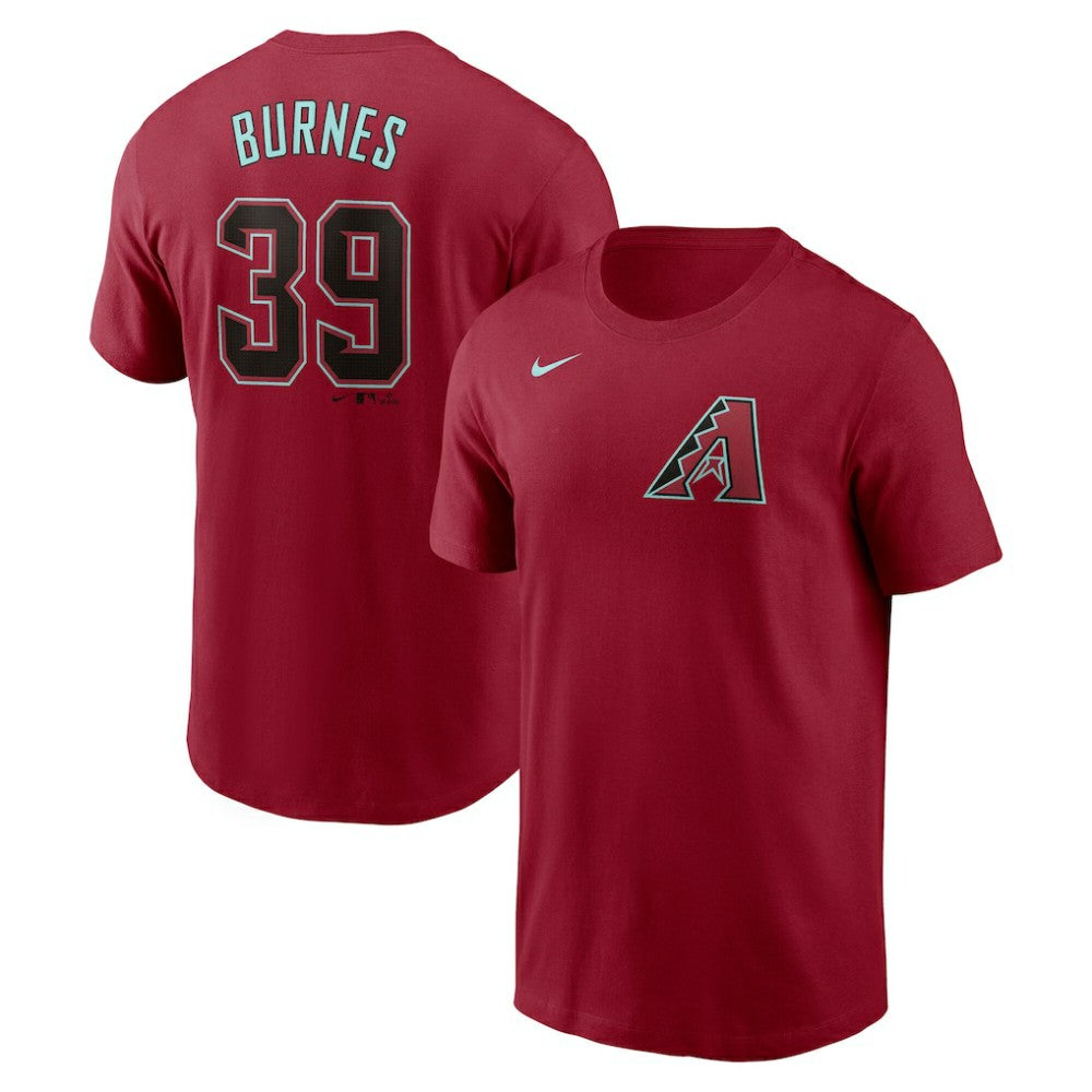 Corbin Burnes Arizona Diamondbacks Nike Fuse Name & Number T-Shirt - MLB T-shirts