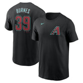 Corbin Burnes Arizona Diamondbacks Nike Fuse Name & Number T-Shirt - MLB T-shirts