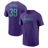 Corbin Burnes Arizona Diamondbacks Nike 2025 City Connect Fuse Name & Number T-Shirt - MLB T-shirts