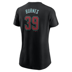 Corbin Burnes Arizona Diamondbacks Nike Women's Fuse Name & Number T-Shirt - MLB T-shirts