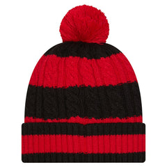 San Francisco 49ers Women's Braided Cuffed Knit Hat with Pom | NFL Online