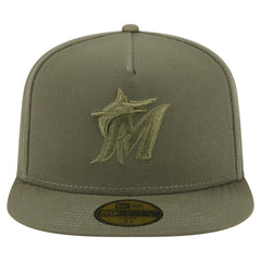 Miami Marlins New Era Color Pack A-Frame 59FIFTY Fitted Hat - MLB Hats