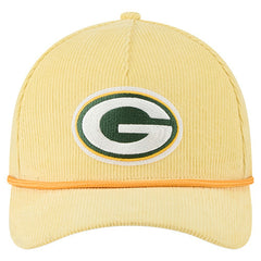 Green Bay Packers Cord Corduroy 9FORTY A-Frame Adjustable Hat | NFL Hot