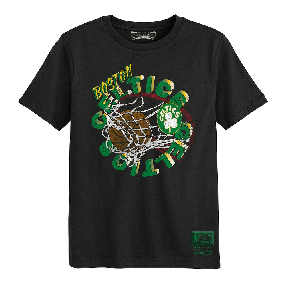 Black Boston Celtics Preschool In The Net T-Shirt | NBA
