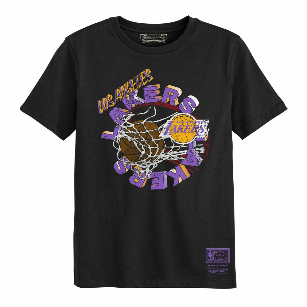 Black Los Angeles Lakers Preschool In The Net T-Shirt | NBA
