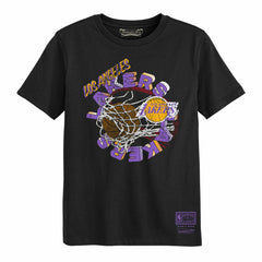 Black Los Angeles Lakers Preschool In The Net T-Shirt | NBA