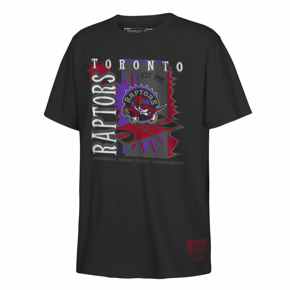Black Toronto Raptors Youth Retro '90s Poster T-Shirt | NBA