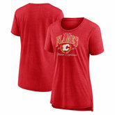 Calgary Flames Women's Reign Supreme Tri-Blend T-Shirt - NHL T-shirts