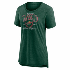 Minnesota Wild Women's Reign Supreme Tri-Blend T-Shirt - NHL T-shirts