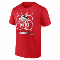 Jack Hughes New Jersey Devils Player Show T-Shirt - NHL T-shirts