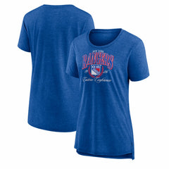 New York Rangers Women's Reign Supreme Tri-Blend T-Shirt - NHL T-shirts