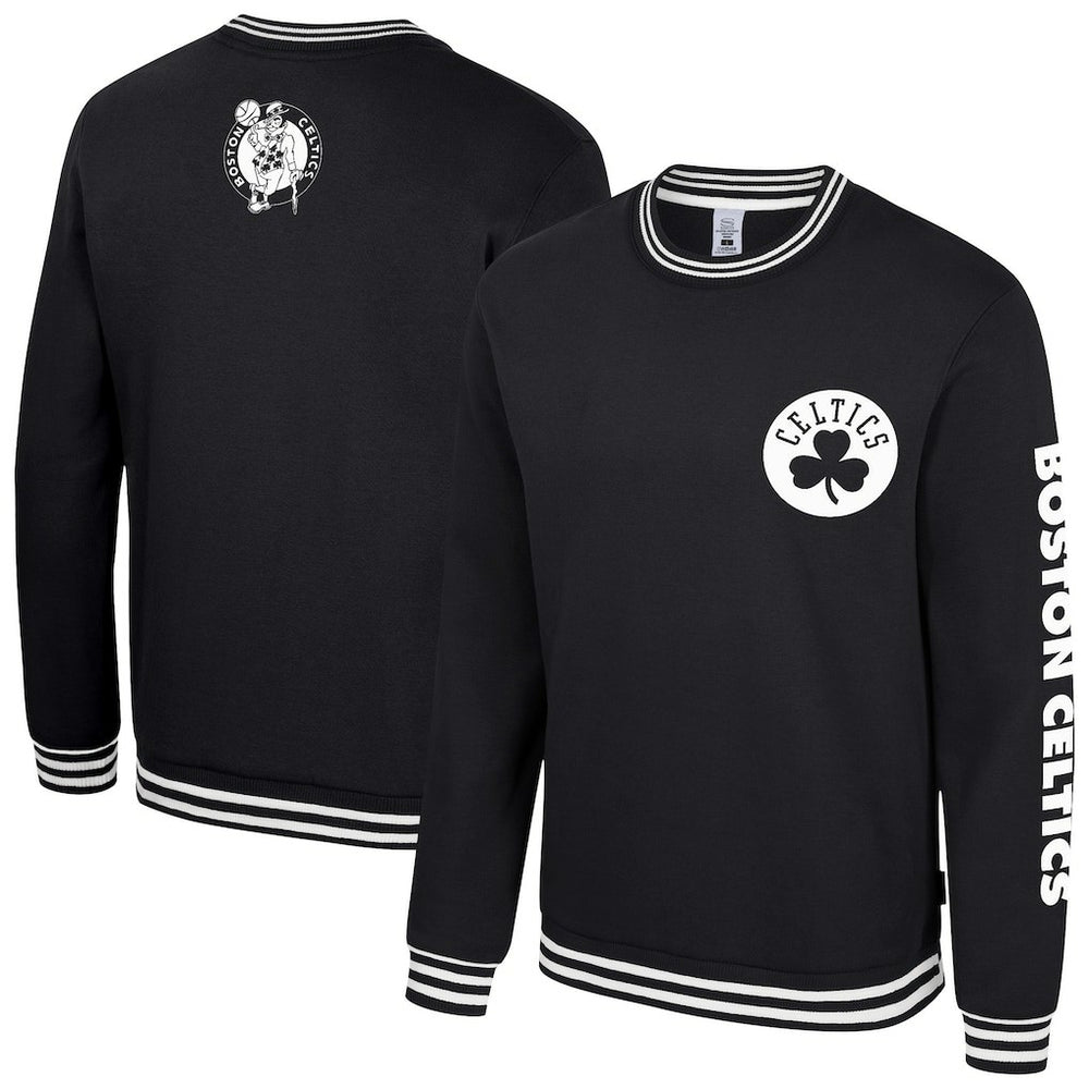 Black Boston Celtics Stadium Essentials Unisex Half-Time 2 Pullover Sweatshirt | NBA