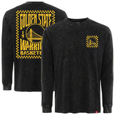 Black Golden State Warriors Sportiqe Men's Bono Long Sleeve T-Shirt sale | NBA