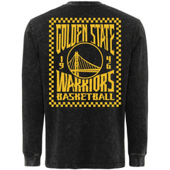 Black Golden State Warriors Sportiqe Men's Bono Long Sleeve T-Shirt sale | NBA