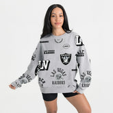 Las Vegas Raiders Gameday Couture Women's Always On Repeat Fleece Sweatshirt | NFL Sale