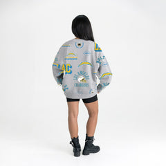 Los Angeles Chargers Gameday Couture Women's Always On Repeat Fleece Sweatshirt | NFL Discount