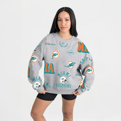 Miami Dolphins Gameday Couture Women's Always On Repeat Fleece Sweatshirt | NFL Near me