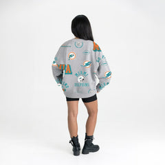 Miami Dolphins Gameday Couture Women's Always On Repeat Fleece Sweatshirt | NFL Near me