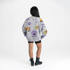 Minnesota Vikings Gameday Couture Women's Always On Repeat Fleece Sweatshirt | NFL On sale