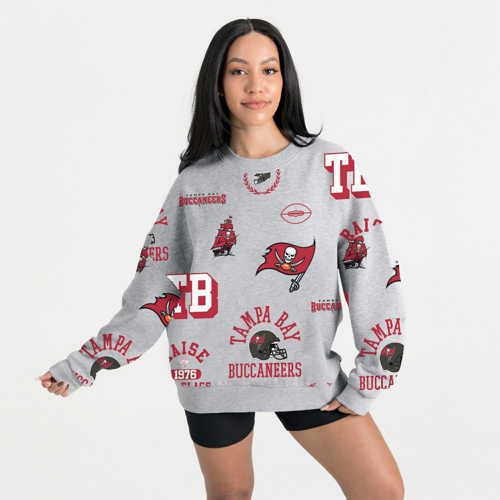 Tampa Bay Buccaneers Gameday Couture Women's Always On Repeat Fleece Sweatshirt | NFL Near me