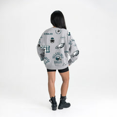 Philadelphia Eagles Gameday Couture Women's Always On Repeat Fleece Sweatshirt | NFL Hot